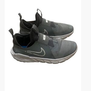 Grey Nike size 3 boys slip on tennis shoes